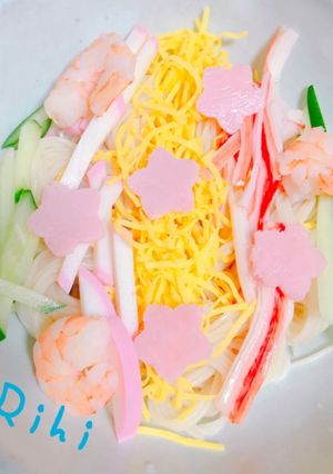 天の川風そうめん-レシピのメイン写真