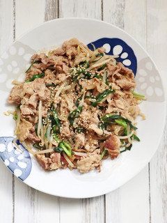 簡単!豚肉ともやしのオイスターソース炒め-レシピのメイン写真