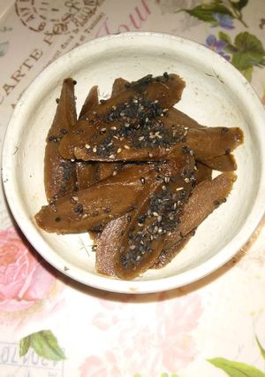 魚の煮汁で!ごぼうの煮物-レシピのメイン写真