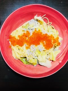 しらすとキャベツの和風ペペロンチーノ-レシピのメイン写真
