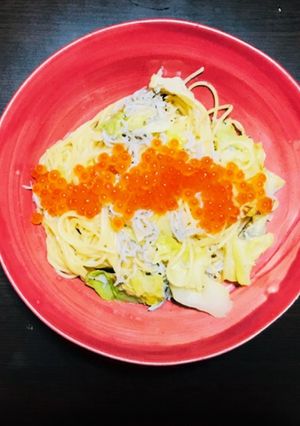 しらすとキャベツの和風ペペロンチーノ-レシピのメイン写真