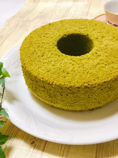 フワフワ♡抹茶のシフォンケーキ-レシピのメイン写真