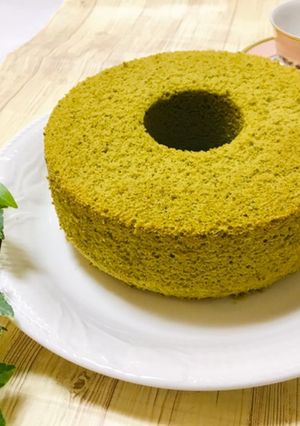 フワフワ♡抹茶のシフォンケーキ-レシピのメイン写真