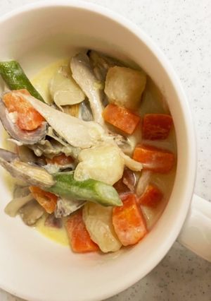 野菜沢山！ヘルシークラムチャウダー！-レシピのメイン写真