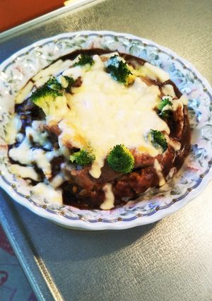 男子ガッツリ!!焼きチーズカレー-レシピのメイン写真