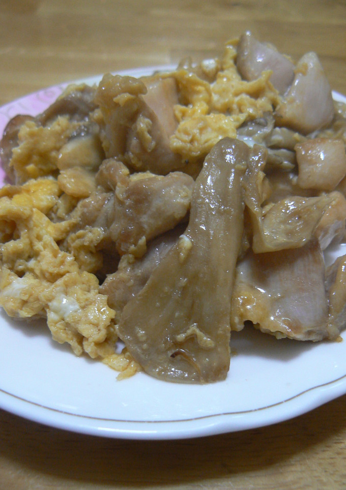 舞茸と鶏肉の卵炒め-レシピのメイン写真