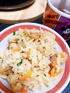 おでんつゆの残り 入れるだけ炊き込みご飯-レシピのメイン写真