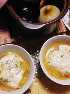 オニオンスープ(簡単)まるごと新玉葱-レシピのメイン写真