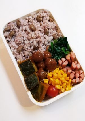お弁当(2/5)節分の大豆ご飯-レシピのメイン写真