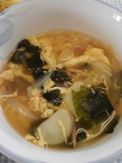 野菜とキムチの卵スープ-レシピのメイン写真