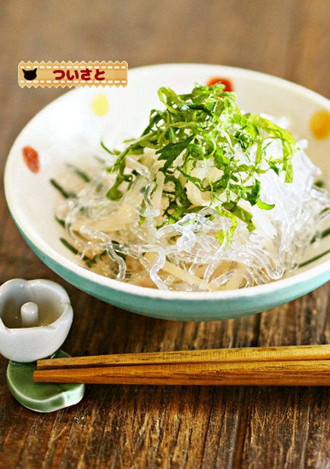 超簡単♪海藻麺で大葉と新生姜の箸休め-レシピのメイン写真