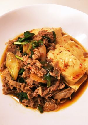 鍋ひとつで簡単&旨辛!韓国風肉豆腐-レシピのメイン写真