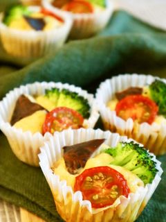 マドレーヌ型で焼く乾しいたけのケークサレ-レシピのメイン写真