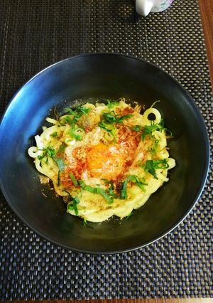 おひとりさまの白味噌でガルボ風うどん-レシピのメイン写真