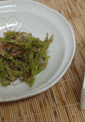 だし醤油　で　ピーマンおひたし-レシピのメイン写真