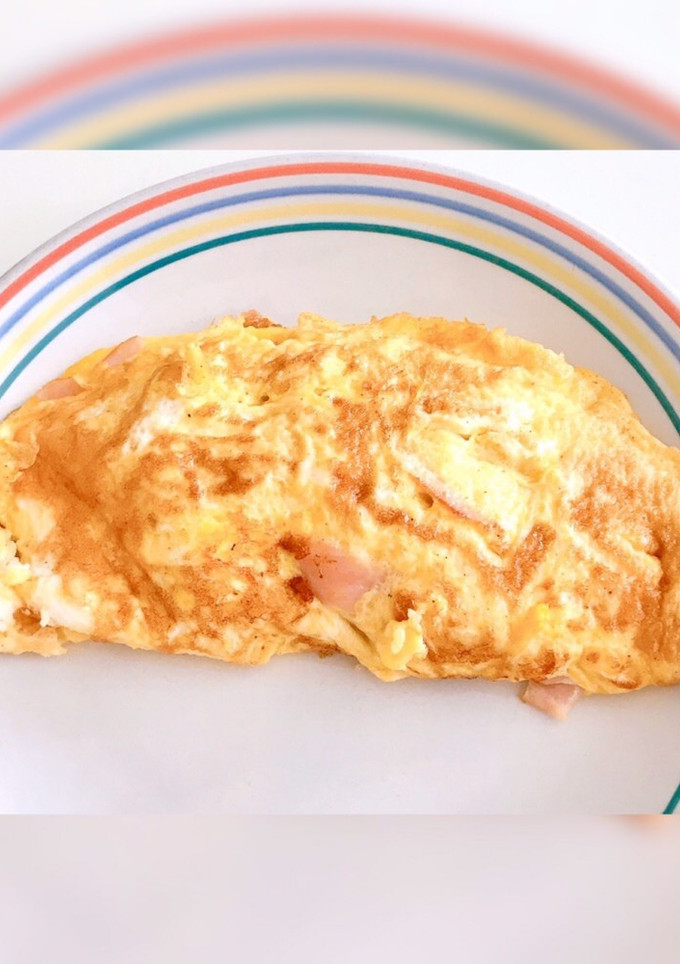 簡単！納豆ハムチーズ 和風オムレツ-レシピのメイン写真