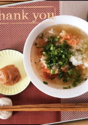 ふりかけで簡単お茶漬け-レシピのメイン写真