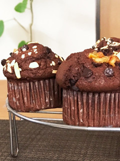 バレンタイン♡ほわほわチョコマフィン♡-レシピのメイン写真