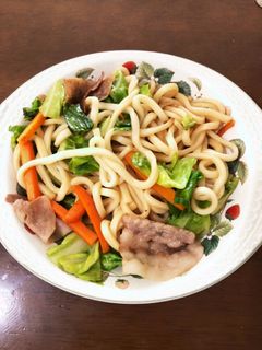 味付け簡単!焼うどん-レシピのメイン写真