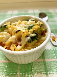 幼児食*彩り野菜のマヨグラタン-レシピのメイン写真