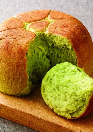 炊飯器で作る桑抹茶のちぎりパン-レシピのメイン写真