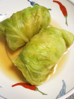 和風きつねロールキャベツ-レシピのメイン写真