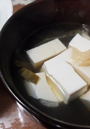 ヤマブシタケの旨味で湯豆腐-レシピのメイン写真