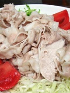 冷しゃぶサラダを美味しくするコツ-レシピのメイン写真