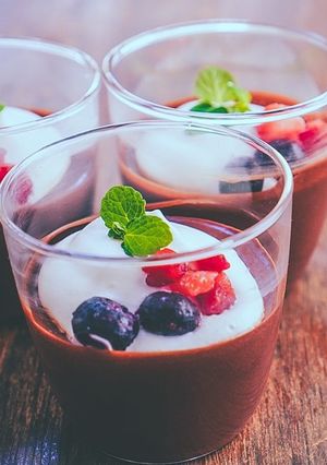 44℃ 簡単＆濃厚生チョコグラスケーキ-レシピのメイン写真