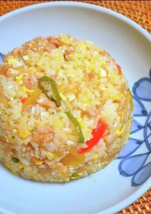 青椒肉絲リメイク肉炒飯-レシピのメイン写真