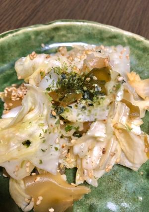 キャベツとザーサイのあたたかお惣菜-レシピのメイン写真