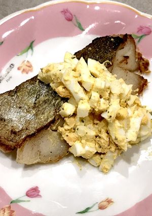 簡単タラのパターソテー卵タルタル♪時短-レシピのメイン写真