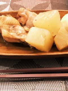 大根の下茹でなし!手羽元と大根の煮物-レシピのメイン写真