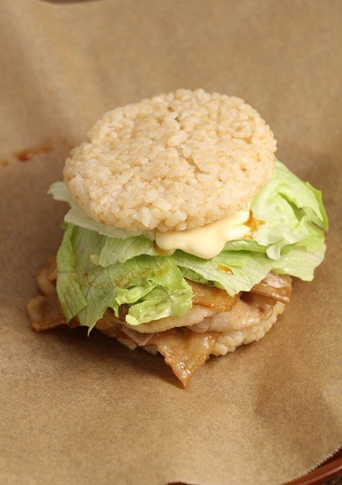 簡単！ごはんバーガー☆しょうが焼き-レシピのメイン写真