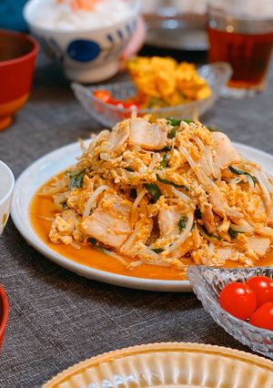 豚ニラもやしのオイスターソース炒め-レシピのメイン写真