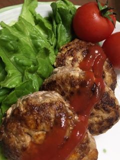 本当に簡単!お豆腐で詐欺ったハンバーグ-レシピのメイン写真