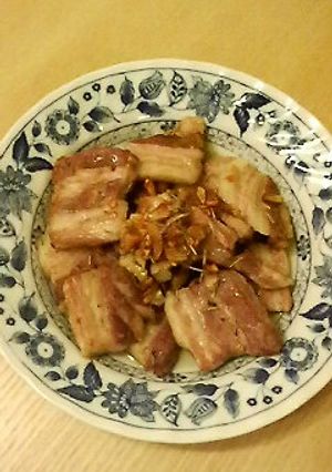 塩豚とニンニクの炒め物-レシピのメイン写真