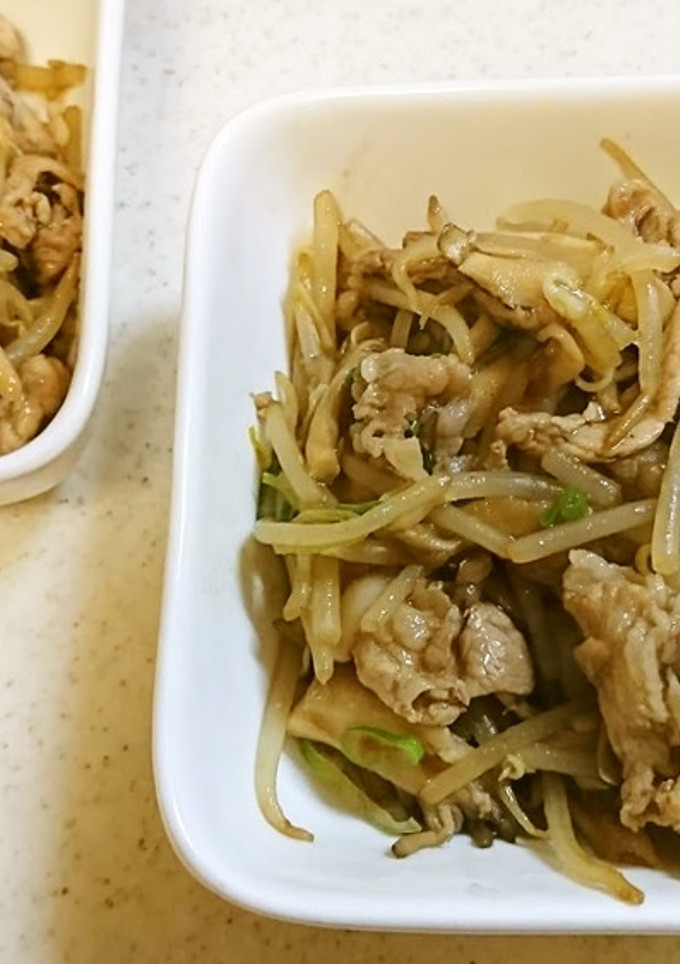 豚肉ともやしのオイスター炒め-レシピのメイン写真