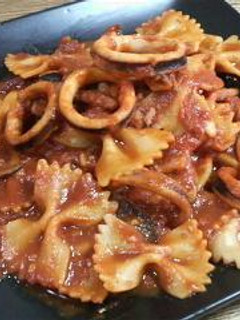 夏にピッタリ!イカとトマトのカレー風味☆-レシピのメイン写真