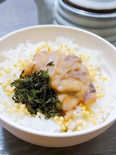 イカの塩辛と海苔の出汁茶漬け♡-レシピのメイン写真