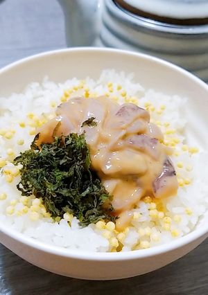 イカの塩辛と海苔の出汁茶漬け♡-レシピのメイン写真