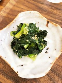 小松菜の胡麻油炒め-レシピのメイン写真