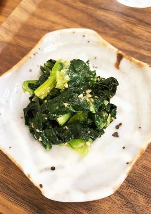 小松菜の胡麻油炒め-レシピのメイン写真