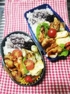 高校男子弁当♡鶏胸肉焼き肉だれ2/6-レシピのメイン写真