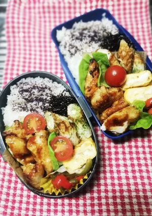 高校男子弁当♡鶏胸肉焼き肉だれ2/6-レシピのメイン写真