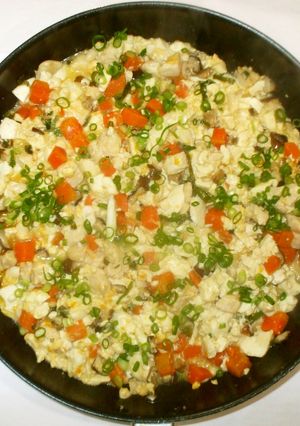 咳・喘息に♪基本の炒り豆腐♪簡単卵-レシピのメイン写真