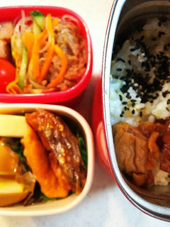 タンパク質多めお弁当㉗プルドポーク春雨-レシピのメイン写真