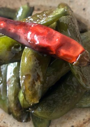 スナップえんどうの炒め煮-レシピのメイン写真