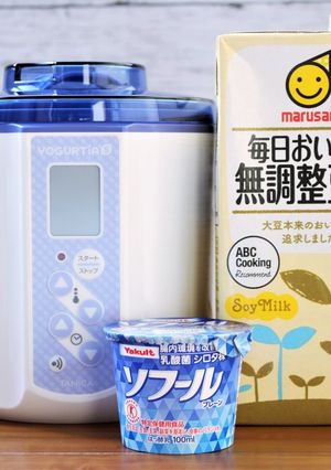 ヤクルトソフールを使って豆乳ヨーグルト-レシピのメイン写真