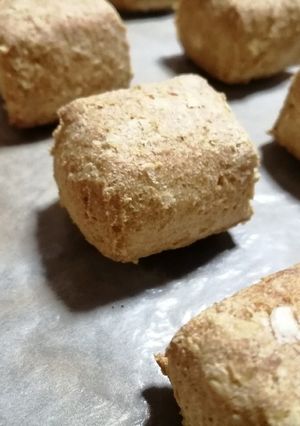 【ノンオイル・低糖質】バニラおからパン-レシピのメイン写真
